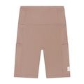 Opção de cor CASTANHO de Bermuda All Out Run Racer 7 Bolsos Pantyless Feminina