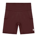Bermuda All Out Run Racer Curta 7 Bolsos Pantyless V2 Feminina VINHO