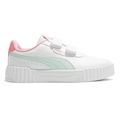 Tênis Infantil Puma Carina 3.0 BRANCO/VERDE
