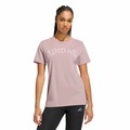 Camiseta adidas M/C Animal Loose Graphic Feminina ROSA CLA/BRANCO