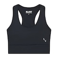 Opção de cor PRETO de Top de Compressão All Out Pro Bolso Decote Nadador - Feminino