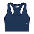 Opção de cor AZUL ESCURO de Top de Compressão All Out Pro Bolso Decote Nadador - Feminino