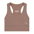Opção de cor CASTANHO de Top de Compressão All Out Pro Bolso Decote Nadador - Feminino