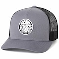 Boné Masculino Rip Curl Wetsuit Icon Trucker Aba Curva CINZA