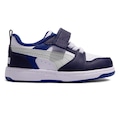 Tênis Infantil Puma Rebound V6 BRANCO/AZUL