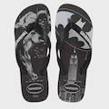 Chinelo Masculino Havaianas Top Warner PRETO