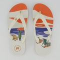 Chinelo Kenner Summer Brisa Masculino BRANCO