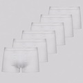 Kit 6 Cuecas Sunga Lupo Algodão com Elastano - Adulto BRANCO