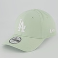 Boné Unissex New Era Los Angeles Dodgers 940 League Essential MLB Aba Curva VERDE