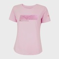 Camiseta Mizuno Focus Stamp Feminina ROSA