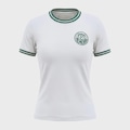 Camiseta do Palmeiras Retrô Betel Nostalgia 1976 Feminina BRANCO
