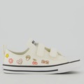 Tênis Infantil Converse All Star Chuck Taylor Stiker 2V BRANCO
