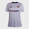 Camisa do São Paulo Lótus 26/27 New Balance Feminina LILAS