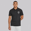 Camisa Polo Puma AMF1 Essential Masculina PRETO