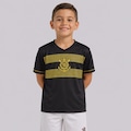 Camisa do Corinthians Logo Infantil PRETO
