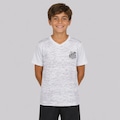 Camisa do Santos Rajada Infantil BRANCO