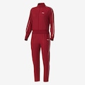 Agasalho Fila Classic Icon Feminino Jaqueta Calça Slim VERMELHO/BRANCO
