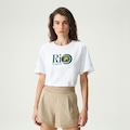 Camiseta Fila Comfort Rio Open 26 Feminina BRANCO
