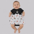 Body do Atlético Mineiro Vestido Galinho - Infantil PRETO