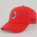 Boné Unissex Puma AC Milan ESS Aba Curva VERMELHO