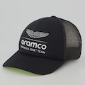 Boné Unissex Puma Aston Martin F1 Trucker Aba Curva PRETO