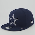 Boné Unissex New Era Dallas Cowboys 950 NFL Brasil Game 2026 Aba Reta AZUL ESCURO