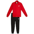 Agasalho Puma ESS Poly Suit Masculino VERMELHO/PRETO