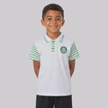 Camisa Polo do Palmeiras Malha Infantil BRANCO