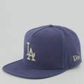 Boné Unissex New Era Los Angeles Dodgers Quilted 5950 MLB Aba Reta AZUL