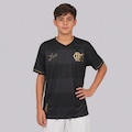 Camisa do Flamengo Volta Zico Infantil PRETO