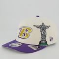 Boné Unissex New Era Baltimore Ravens 970 NFL Brasil Game 2026 Aba Curva BRANCO