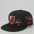 Boné Unissex New Era Flamengo 5950 NFL Brasil Game 2026 Aba Reta PRETO