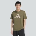 Camiseta adidas Camo Logo Masculina VERDE