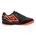 Chuteira Society Adulto Umbro Pro 5 Bump Club PRETO/CORAL