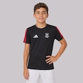 Camisa do Flamengo Escudo adidas Infantil PRETO