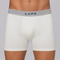 Cueca Boxer Lupo Algodão Com Elastano - Adulto BRANCO