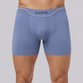 Cueca Boxer Lupo Microfibra Sem Costura - Adulto AZUL