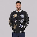 Jaqueta Masculina New Era NFL Brasil Game 2026 Varsity PRETO