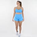 Short Colcci Sport Comfort Acinturado - Feminino AZUL