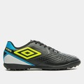Chuteira Society Adulto Umbro Score PRETO/VERDE CLA