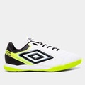Chuteira Futsal Adulto Umbro Adamant Master Class Club BRANCO/PRETO