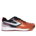 Chuteira Futsal Adulto Topper Lethal LARANJA/PRETO