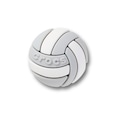 Jibbitz™ Crocs Bola de Vôlei Texturizada BRANCO
