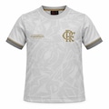 Camisa do Flamengo Basic Solares Braziline - Infantil CINZA