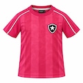 Camisa do Botafogo Molejo Alvinegra Braziline - Infantil ROSA