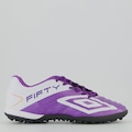 Chuteira Society Adulto Umbro Fifty VII ROXO