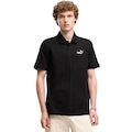 Camisa Polo Puma Essentials No. 1 Logo Pique Masculina PRETO