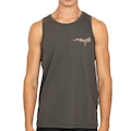 Camiseta Regata Billabong Bracket Script Masculina MARROM