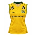 Camiseta Regata Brasil Vôlei Volt 2026 Jogo 1 - Feminina AMARELO
