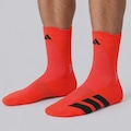 Meia Cano Médio adidas Adizero Unissex LARANJA